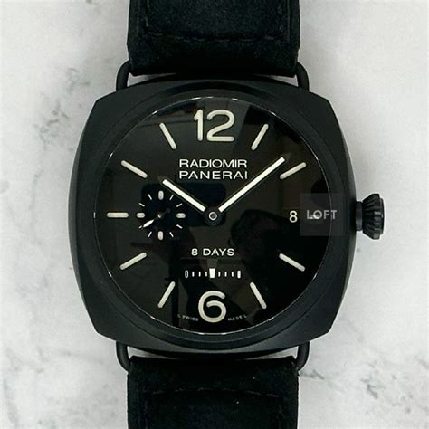 panerai radiomir 8 days ceramica pam 384|Panerai radiomir ceramic dial.